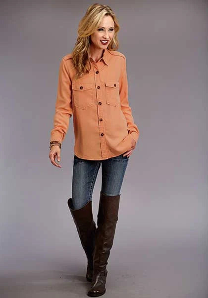Stetson Jacket Style (Orange) - Women's Blouse