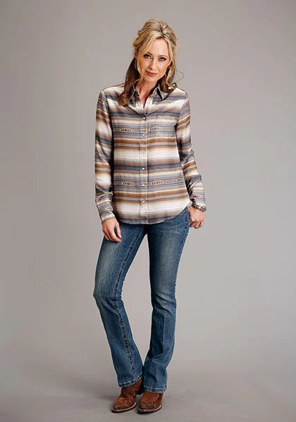 Stetson 1733 Desert Serape (Brown) - Women's Blouse
