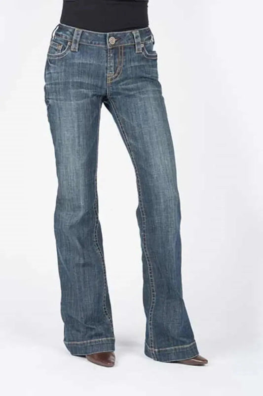 Stetson 214 City Trouser Jeans (Medium Wash) - Women's Jeans (Closeout)