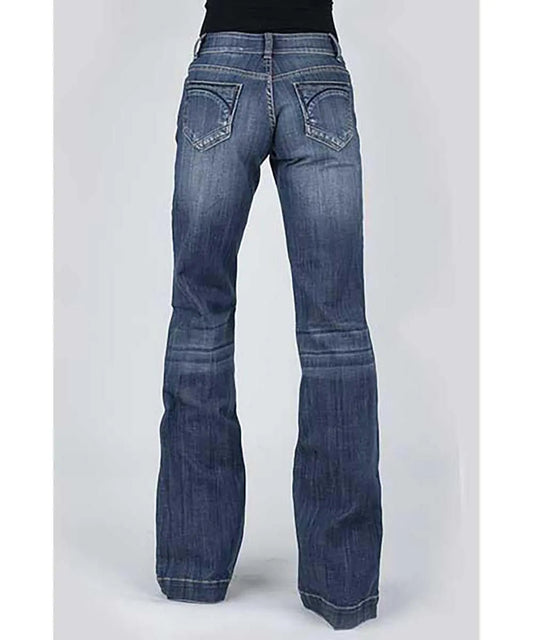 Stetson 214 Trouser Fit w/ Diagonal Pieced Pocket- Women's Jeans