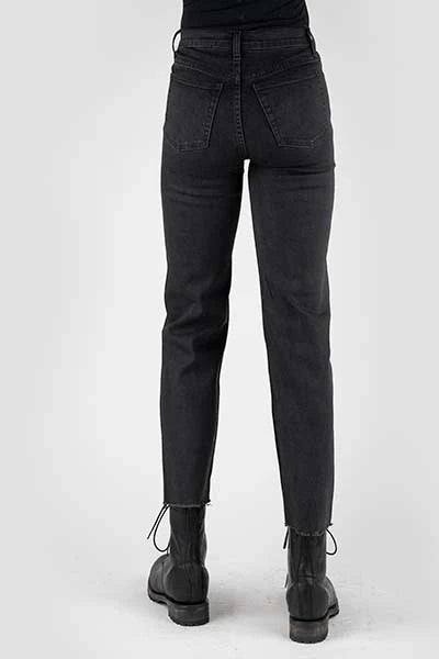 Stetson 915 High Rise Straight Crop (Black) - Women's Jeans