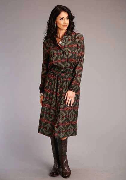 Stetson 00873 Blanket Print (Brown) - Women's Dress