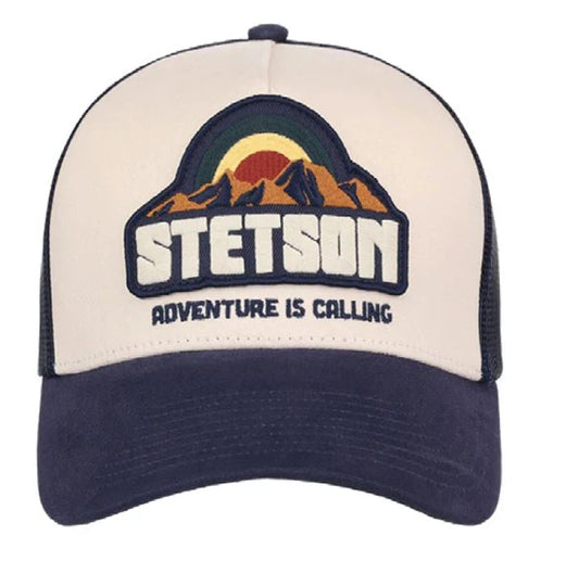 Stetson Adventure Is Calling (Cream/Navy) - Trucker Cap