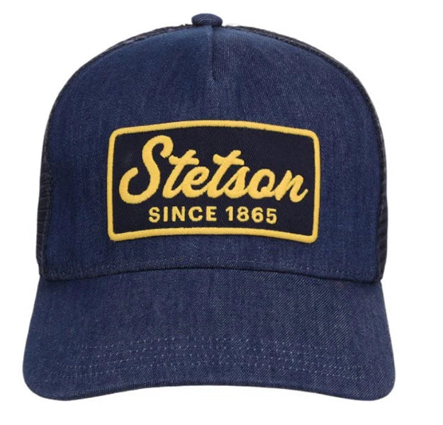 Stetson Since 1865 Denim (Blue) - Trucker Cap