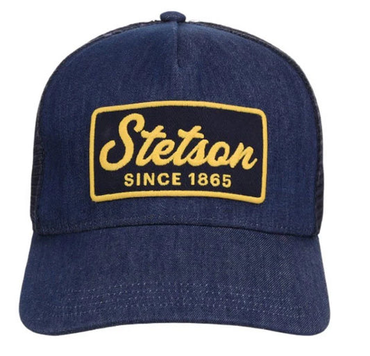 Stetson Since 1865 Denim (Blue) - Trucker Cap