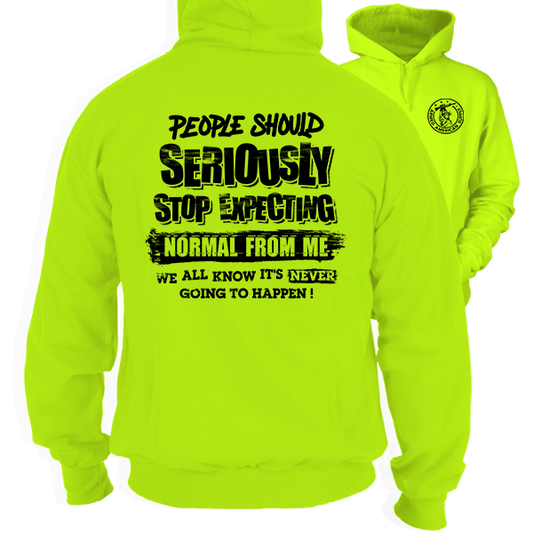 Should Stop Expecting - Safety Yellow Hoodie
