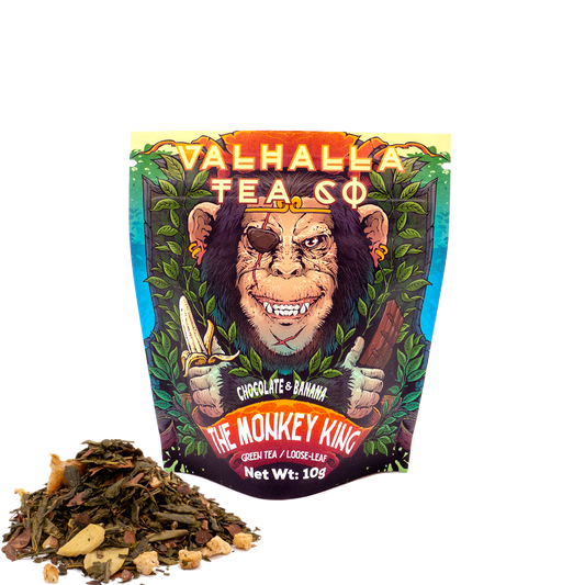 The Monkey King | Chocolate, Banana & Walnut | Green Tea | Caffeinated