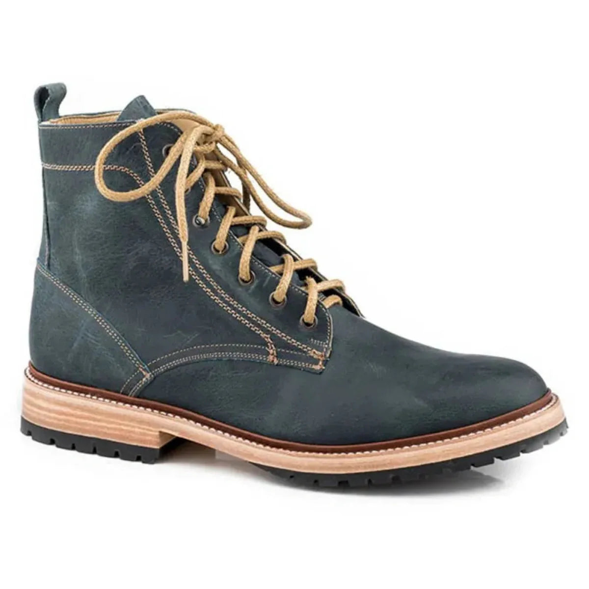 Stetson Impacto (Blue) - Men's Leather Work Boot