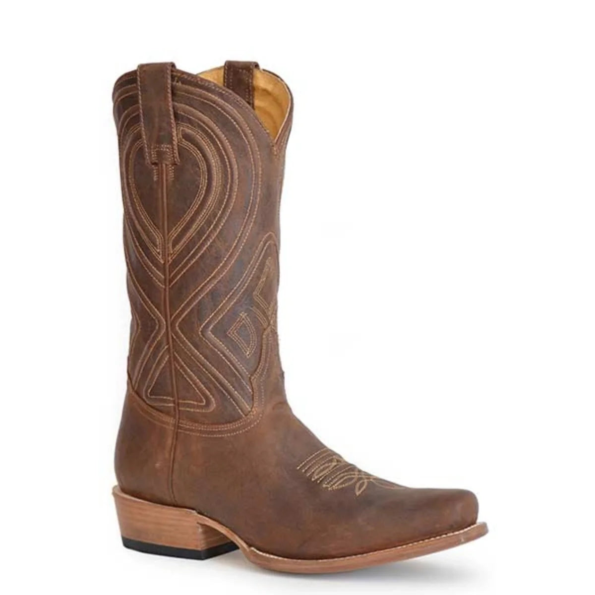 Stetson Mossman (Brown) - Men's Cowboy Boot