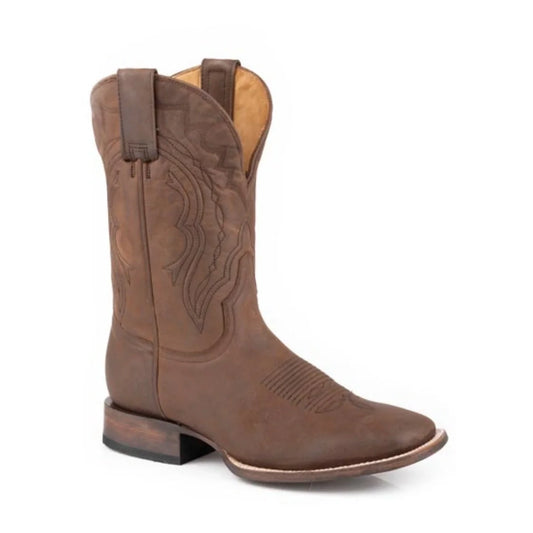 Stetson Bowie (Brown) - Men's Cowboy Boot