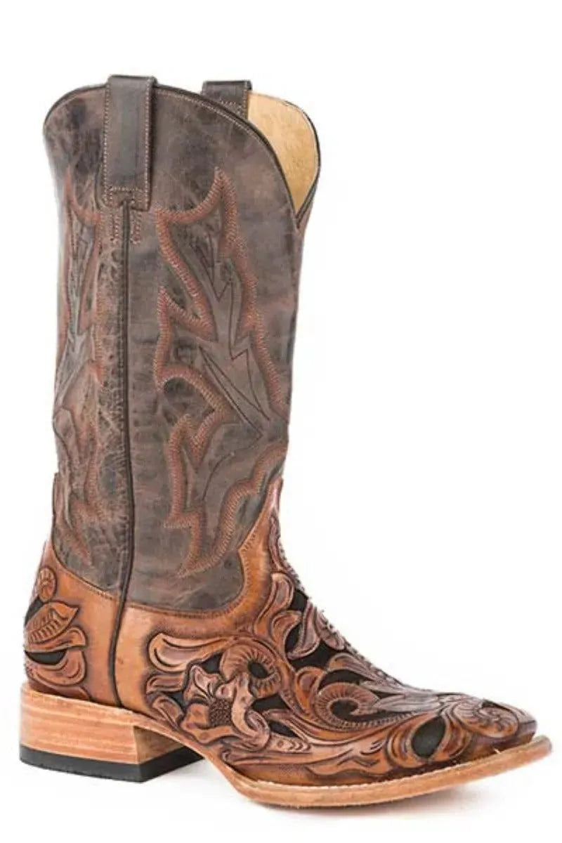 Stetson Bronco (Brown) - Men's Cowboy Boot