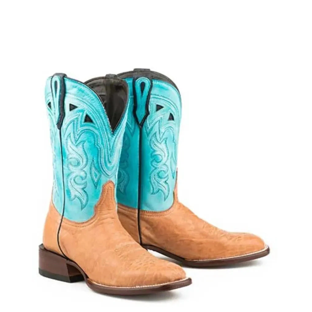 Stetson Florence (Blue) - Women's Leather Cowgirl Boot