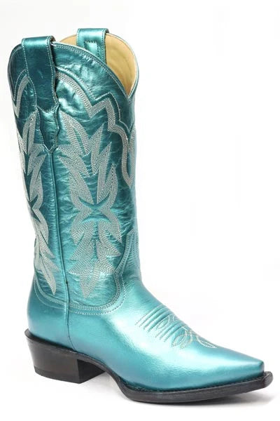 Stetson Jolene (Blue) - Women's Leather Cowgirl Boot
