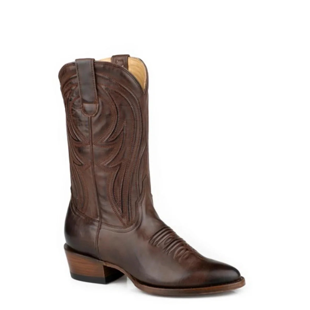 Stetson Nora (Brown) - Women's Leather Cowgirl Boot