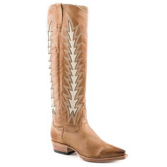 Stetson Johnnie (Brown) - Women's Leather Cowgirl Boot
