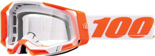 100% Racecraft 2 Goggles - Orange - Clear 50009-00013
