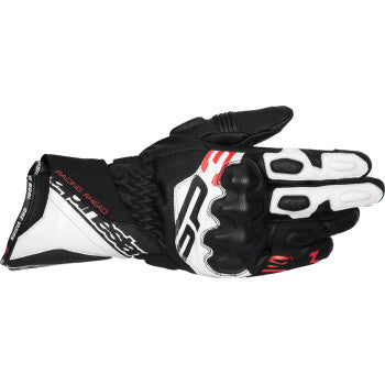 ALPINESTARS SP-3 Gloves - Black/White/Fluo Red - Large 3550925-1231-L