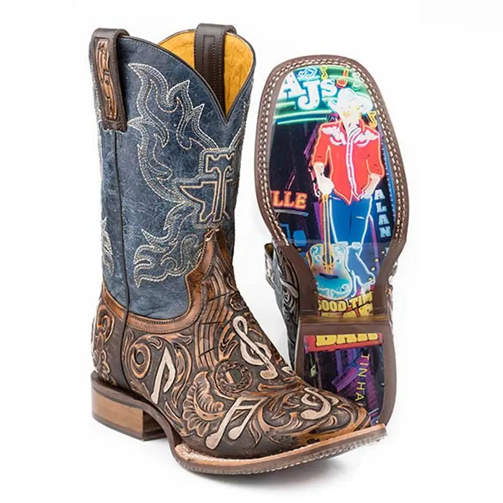 Tin Haul Country Sound - Men's Leather Cowboy Boot
