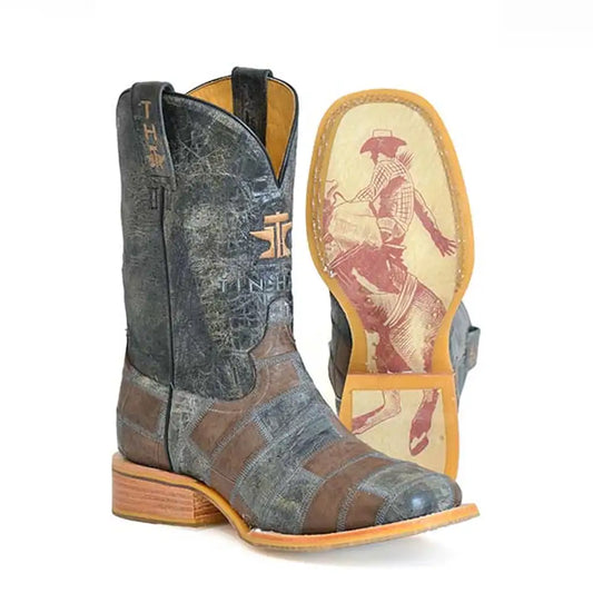 Tin Haul Bricks And Stones/Ride Em' Cowboy - Men's Leather Cowboy Boot