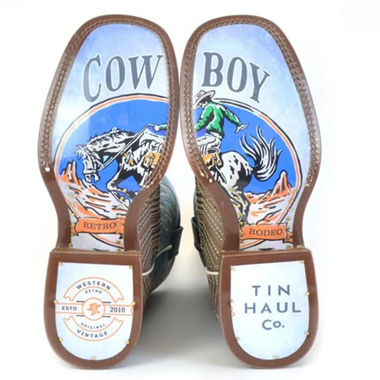 Tin Haul Quantum/Retro Rodeo - Men's Leather Cowboy Boot