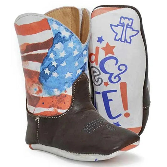 Tin Haul Mini American - Infant Cowboy Bootie