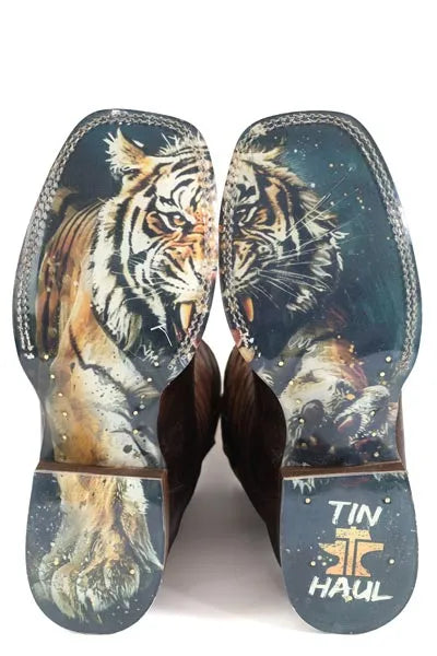 Tin Haul Slash  - Men's Leather Cowboy Boot