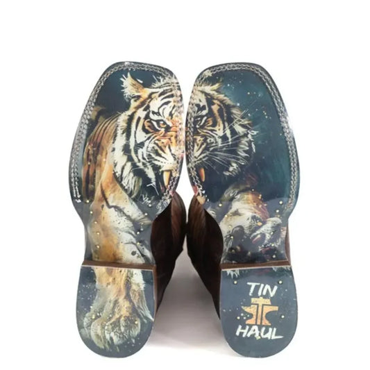 Tin Haul Slash  - Men's Leather Cowboy Boot