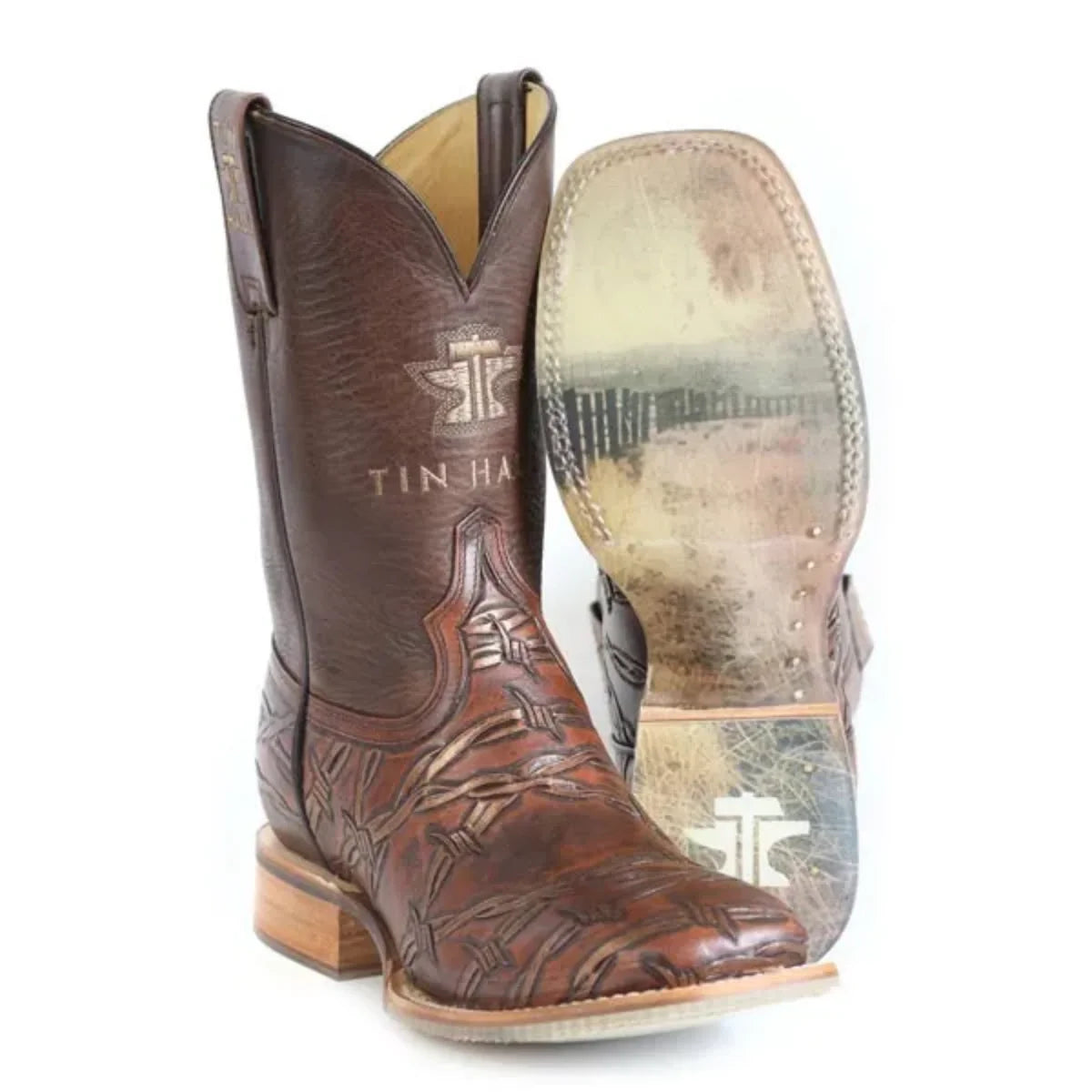 Tin Haul Sharp As Ever - Men's Leather Cowboy Boot