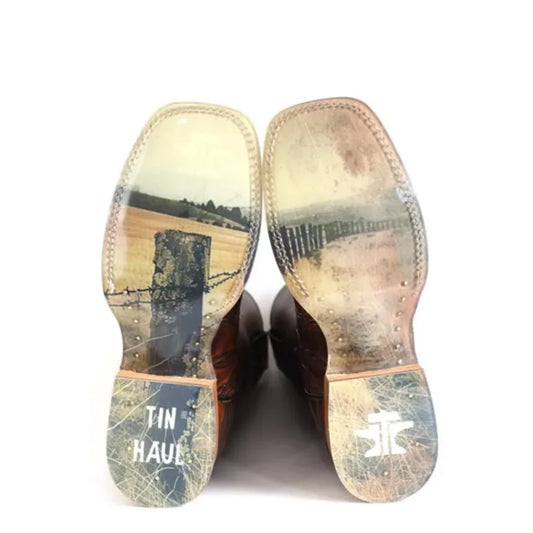 Tin Haul Sharp As Ever - Men's Leather Cowboy Boot