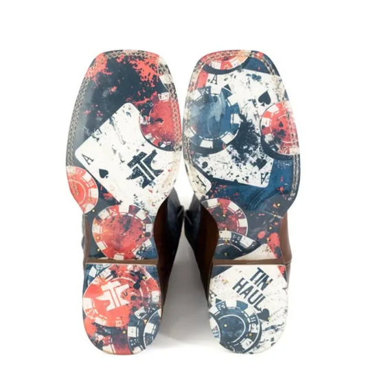 Tin Haul Dealer's Choice - Men's Leather Cowboy Boot