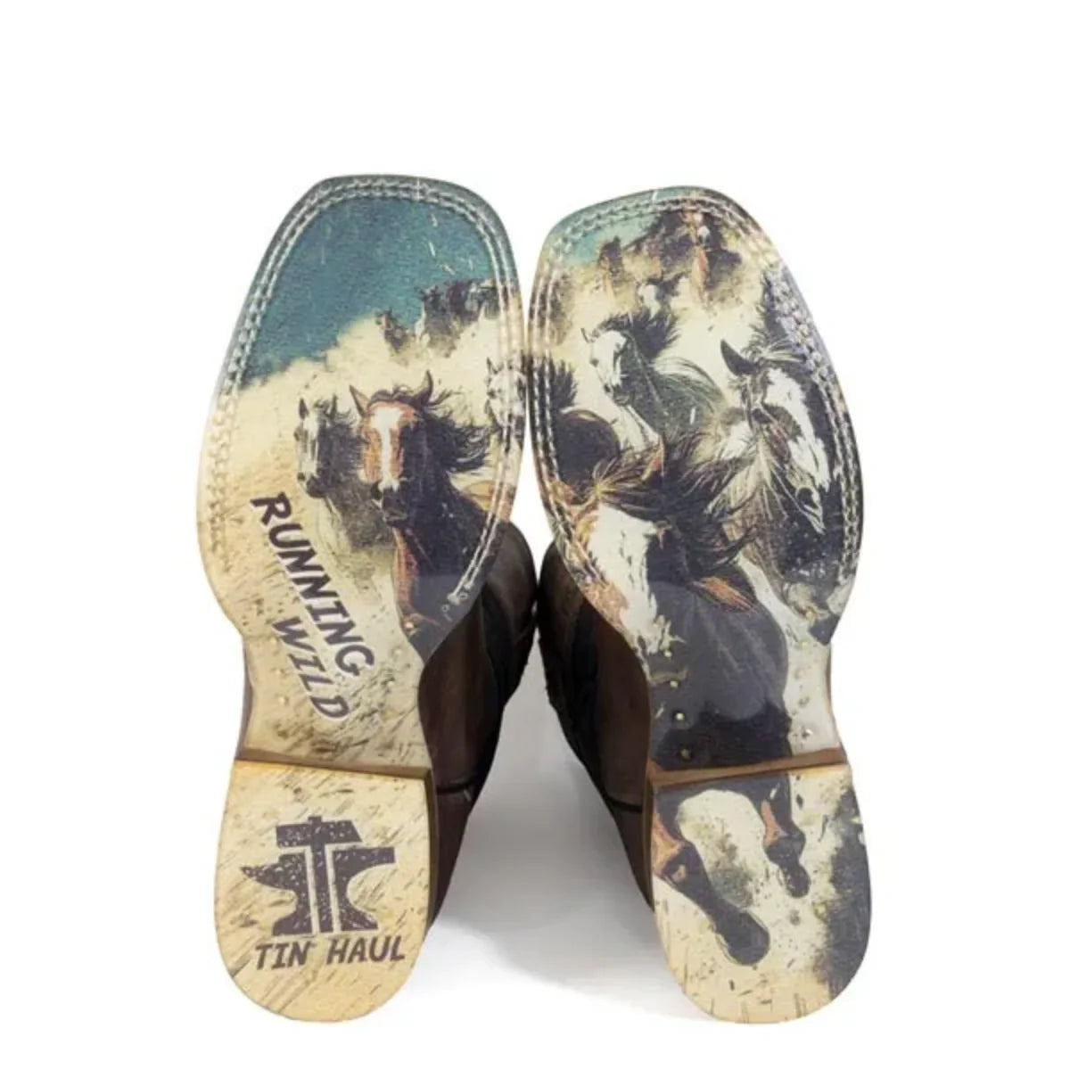 Tin Haul Blocks - Men's Leather Cowboy Boot