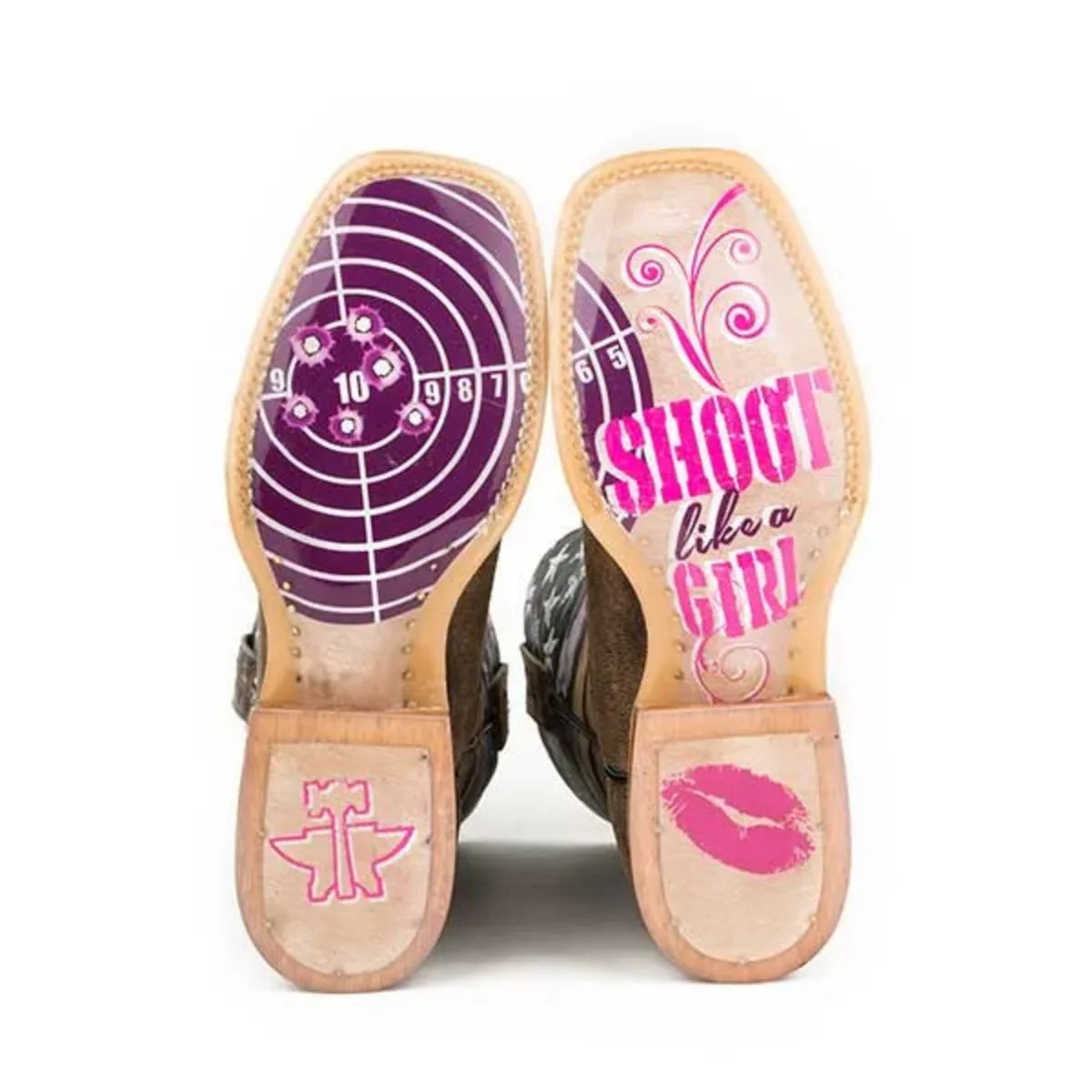 Tin Haul American Woman - Women's Leather Cowgirl Boot