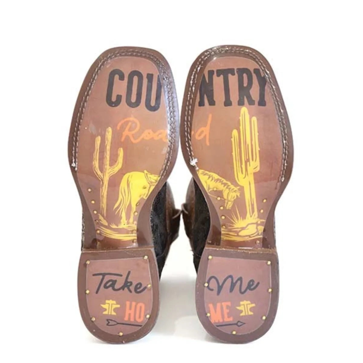 Tin Haul Paisley Python - Women's Leather Cowgirl Boot