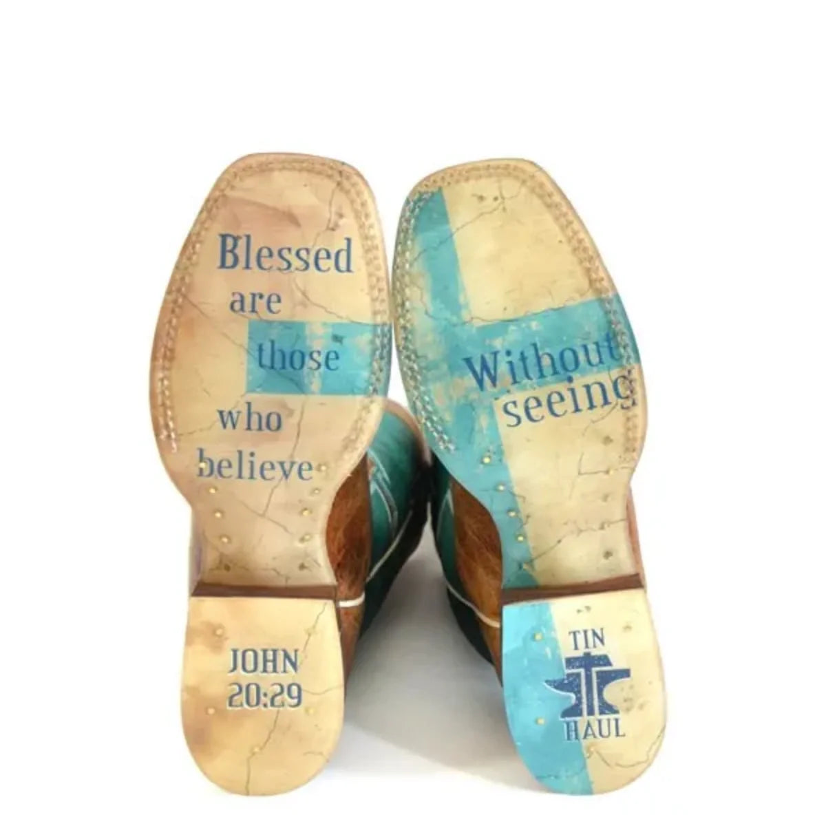 Tin Haul Crucifix - Women's Leather Cowgirl Boot