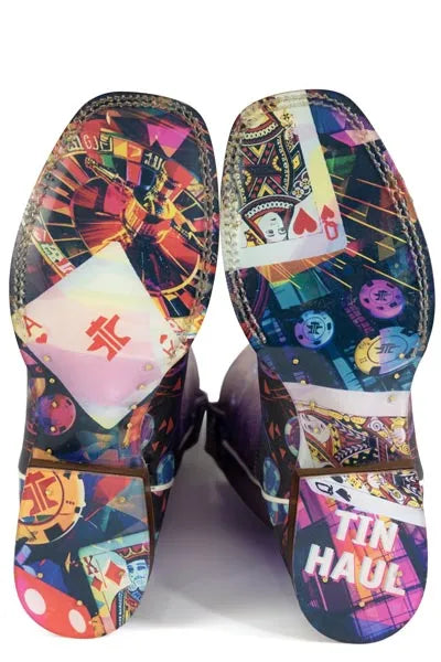 Tin Haul Lady Luck - Women's Leather Cowgirl Boot