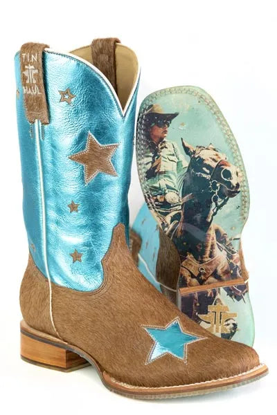 Tin Haul Cosmic Cowgirl - Women's Leather Cowgirl Boot