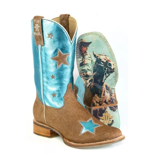 Tin Haul Cosmic Cowgirl - Women's Leather Cowgirl Boot