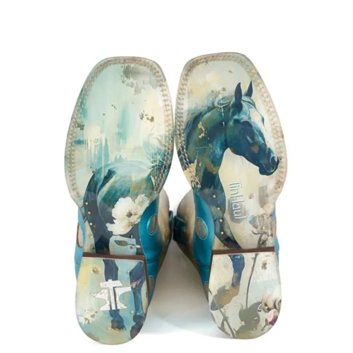 Tin Haul Polka Dot Diva - Women's Leather Cowgirl Boot