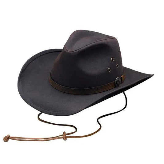 Outback Trapper - Oilskin Outdoorsman Hat