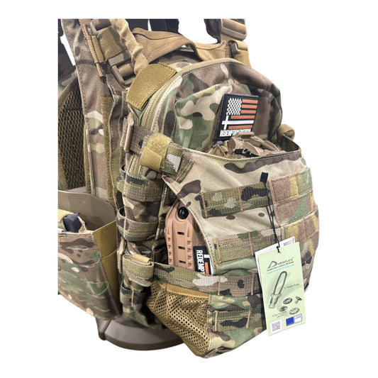 FULL KIT COMBO Crusader 2.0 V4 Armor COMBO PACKAGE LIGHTWEIGHT LEVEL IV (2) 10x12 Front/Back Plates, Mission Plate Carrier Bag