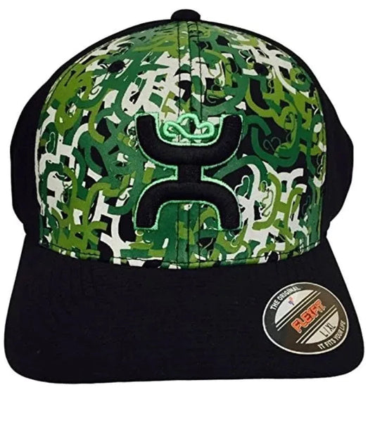 HOOey Camo (Black/Green) - Ball Cap