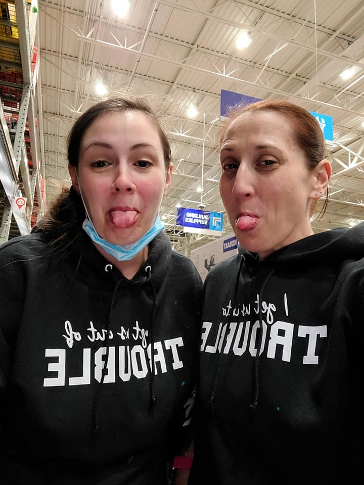 In And Out Of Trouble Best Friend Hoodies Set Of 2