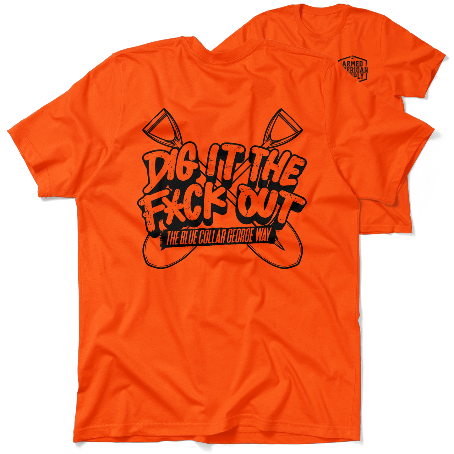 Blue Collar George Dig It - Safety T-Shirt