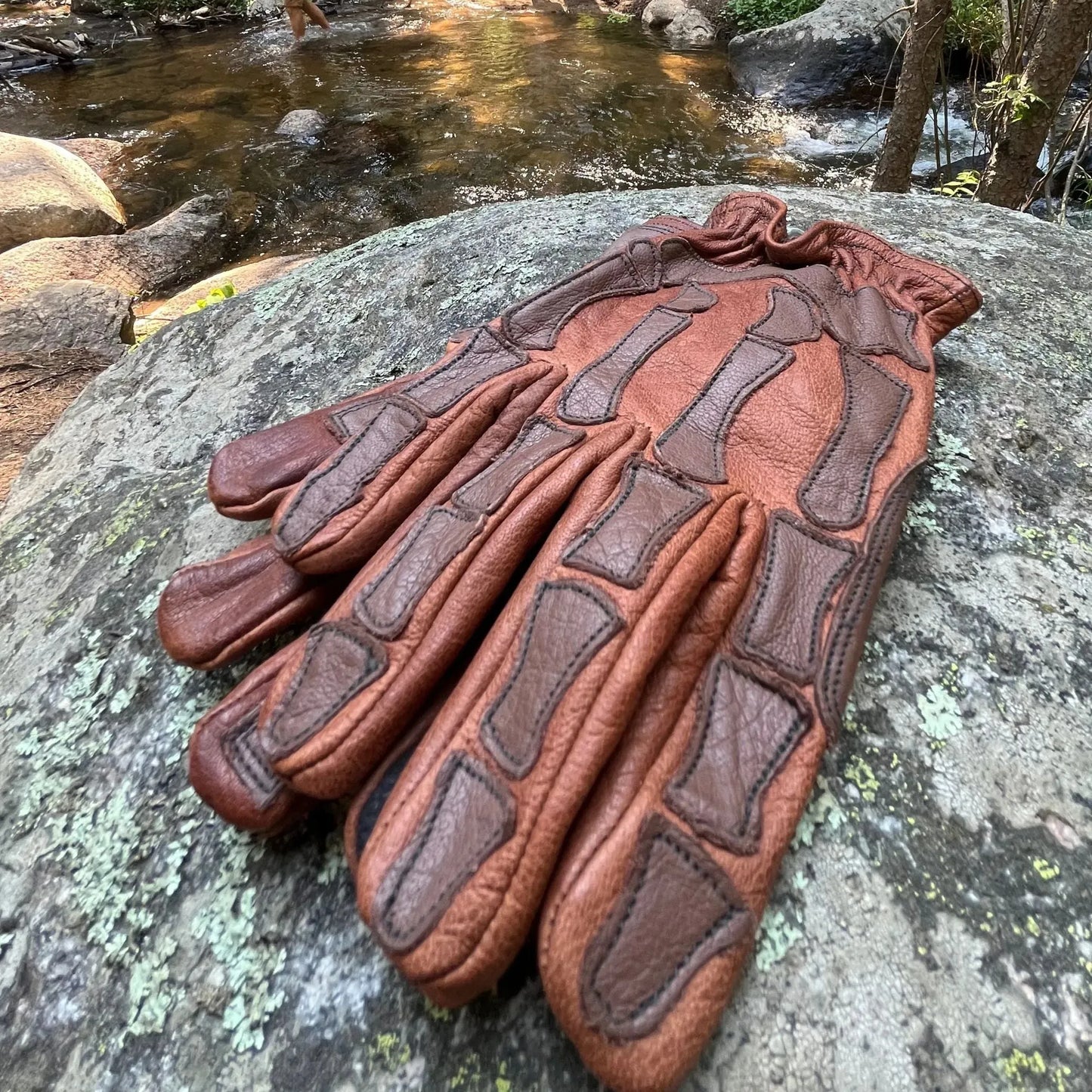 D7 Special - Buffalo Leather Skeleton Glove