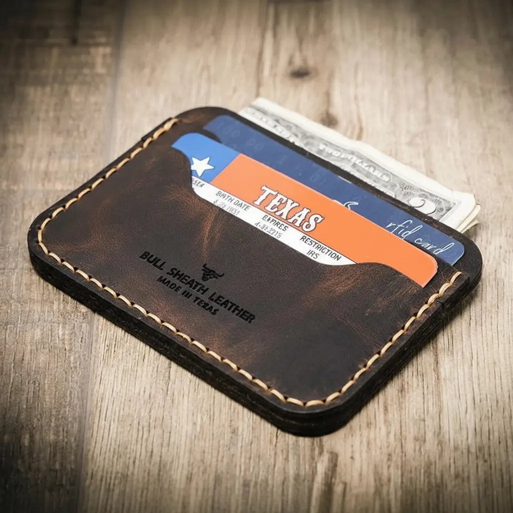 Pflugerville Card Wallet - Walnut Brown
