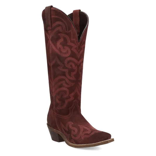 Laredo Sierra Rose - Women's Suede Leather Cowgirl Boots