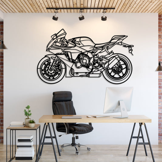 2024 YZF-R1 Metal Motorcycle Wall Art - MT1424