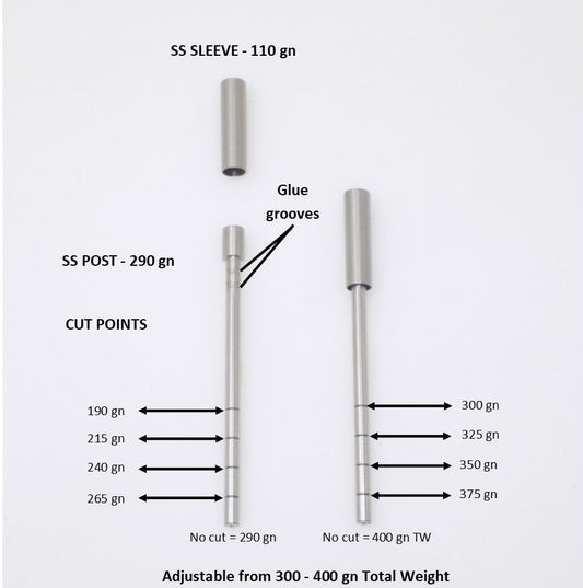 Adjustable Outsert System, .204, .312 Sleeve, 300-400 gn