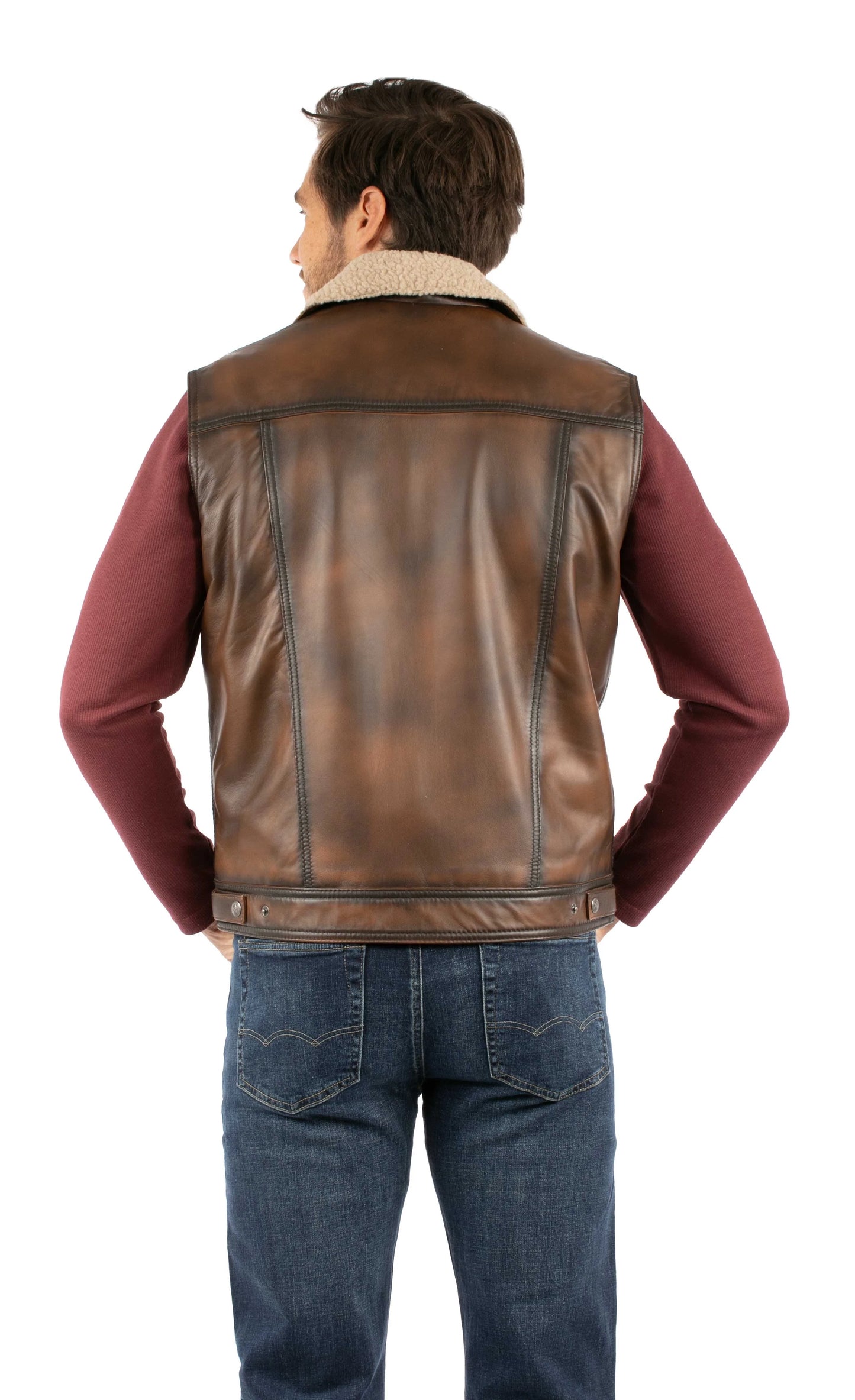Scully Riverton (2090 Leather) – Men's Vest