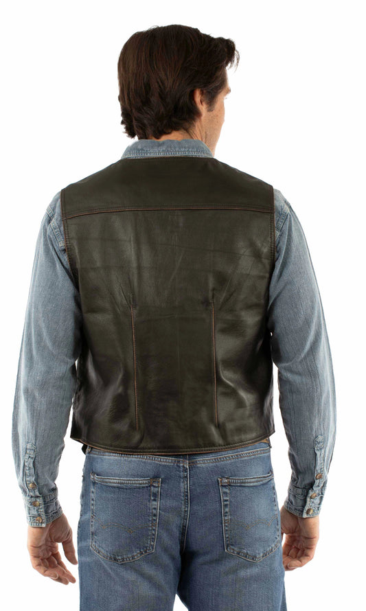 Scully Clint (2111 Leather) – Men's Vest